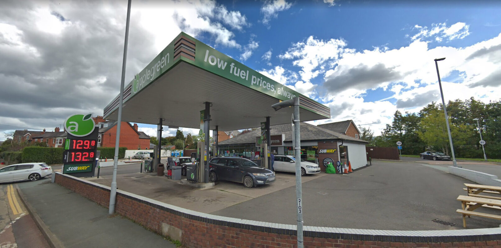 service station